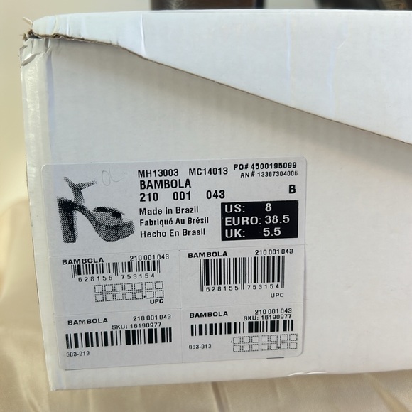 ALDO Bambola platform brown sandal heels size 8 NEW WITH BOX - Picture 5 of 6